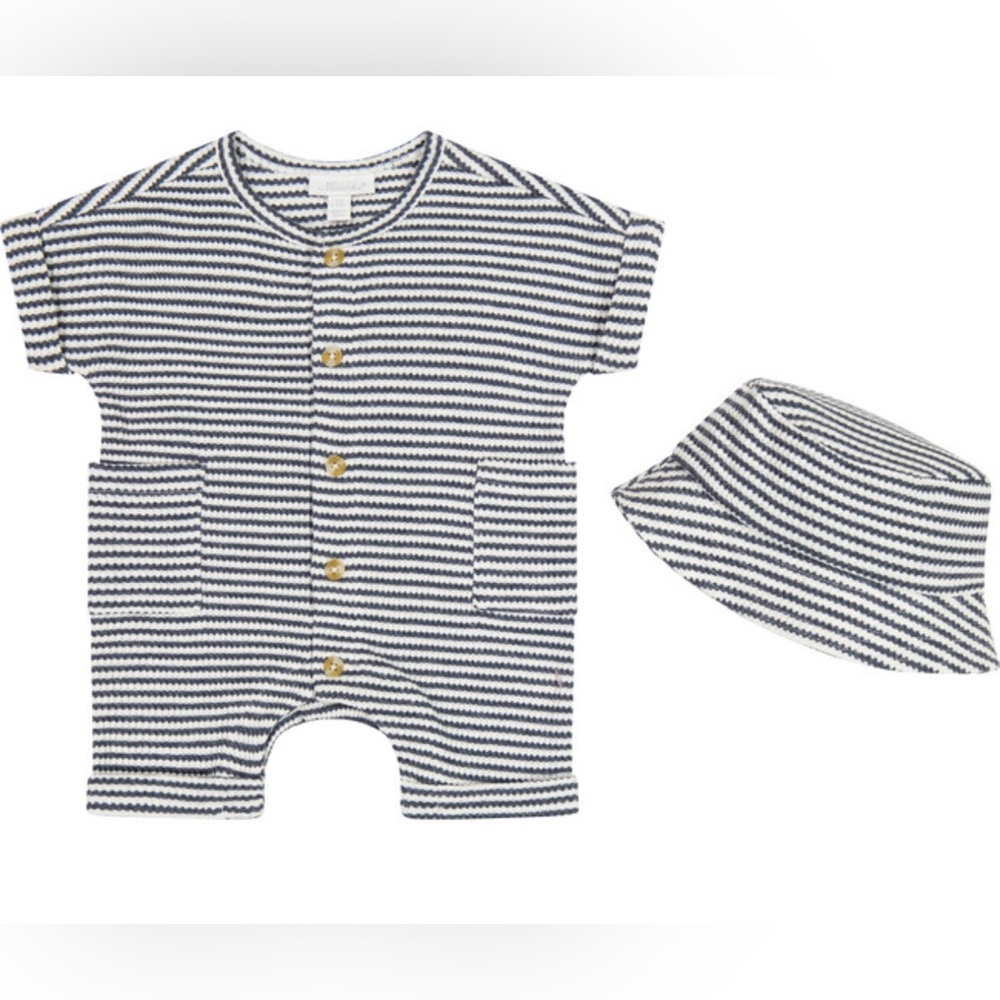 Miniclasix Romper + Hat Set